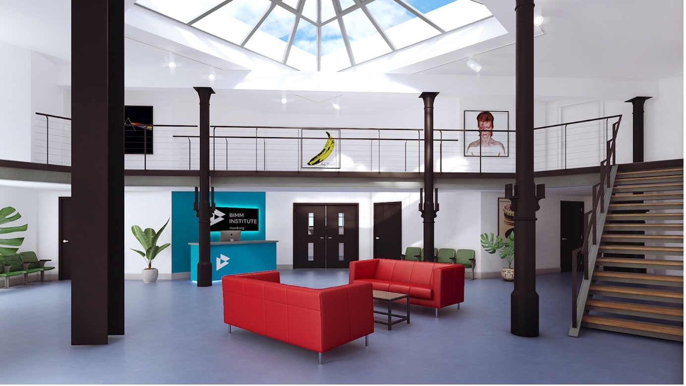 Interior of BIMM Institute Hamburg