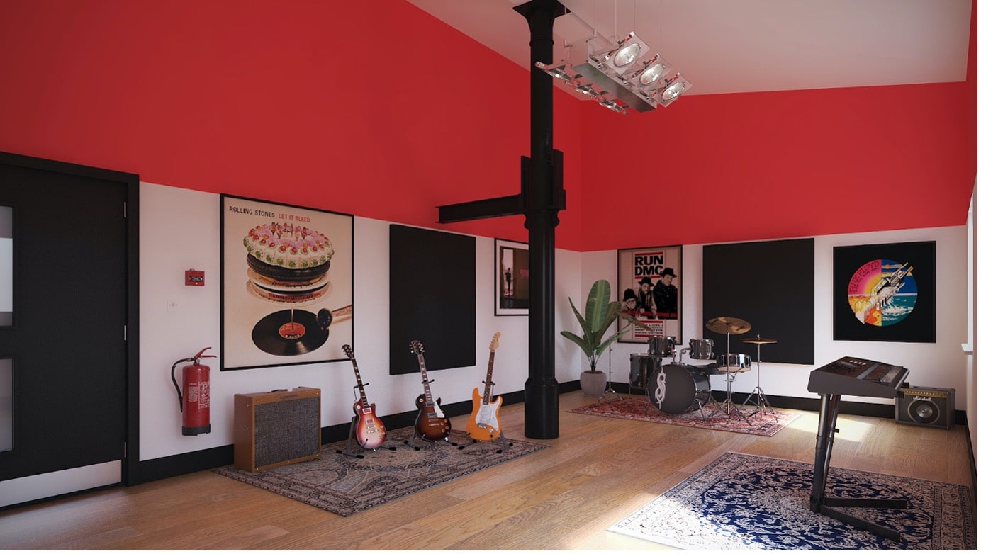 BIMM Institute Hamburg music facility interior shot