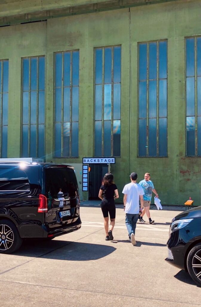 Backstage at Tempelhof Sounds