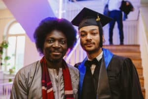 Two students standing next to each other - BIMM Berlin Graduation 2022