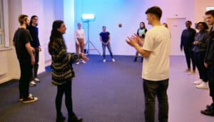 Students take part in new acting masterclass - BIMM Berlin