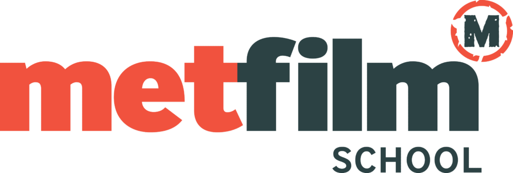 MetFilm School logo (red and black)