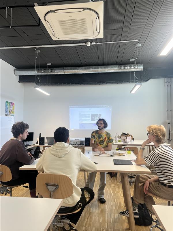 BIMM University Berlin seated with Sjoerd van der Sanden