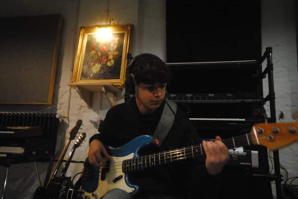 luz in the studio