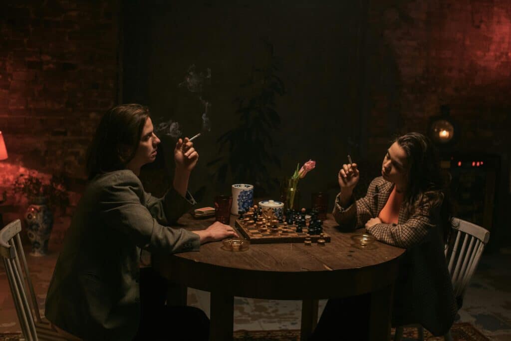 Smoking indoors